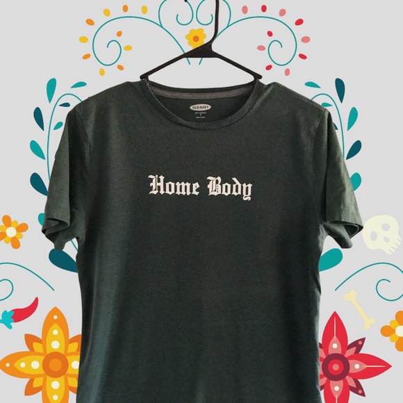 Home Body T-shirt Old English - Picture 1 of 5